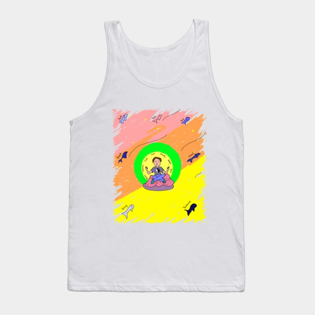 The Meditator - Better Blender Tank Top by CaptainHaddock